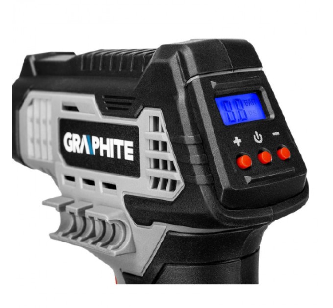 Graphite Автомобільний компресор Graphite Energy+ 18V, 7бар (без АКБ та ЗП) (58G041)