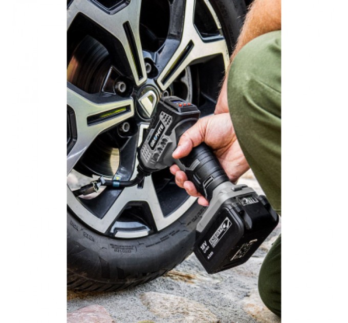 Graphite Автомобільний компресор Graphite Energy+ 18V, 7бар (без АКБ та ЗП) (58G041)