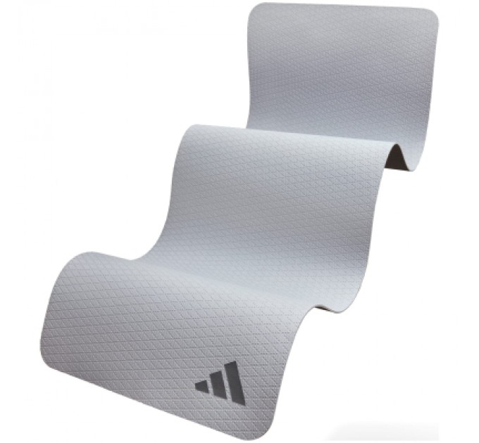 Adidas Килимок для йоги Adidas Yoga Mat ADYG-10001SV Уні 173 х 61 х 0,4 см сірий (885652026642)
