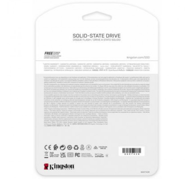 Kingston Накопичувач SSD M.2 2280 512GB Kingston (SKC3000S/512G)