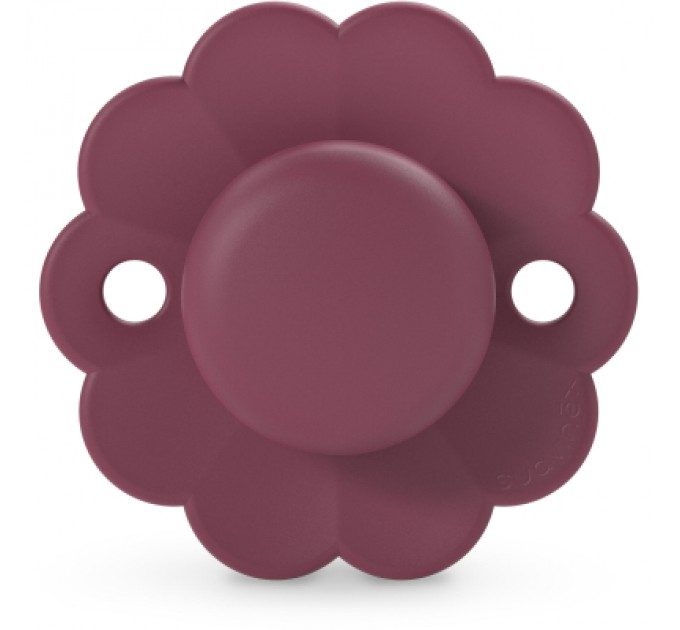 Suavinex Пустушка Suavinex Wonder фізіологічна, 6-18 місяців, бордова (308389)