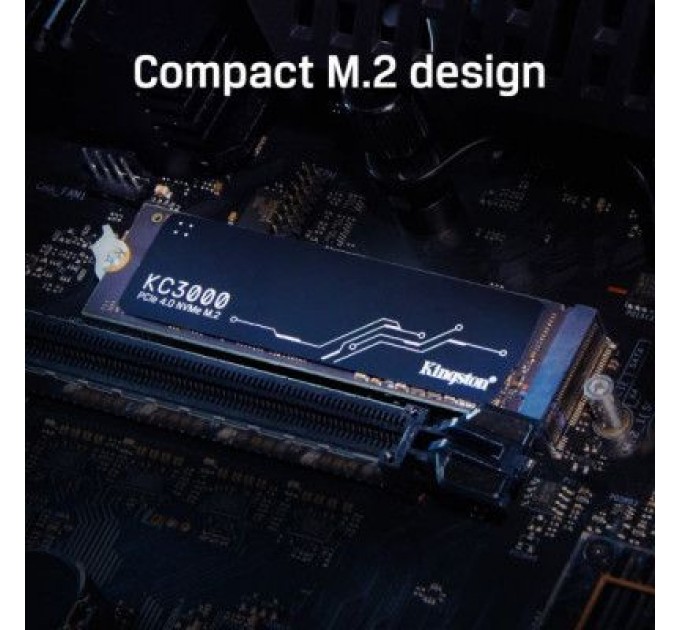Kingston Накопичувач SSD M.2 2280 4TB Kingston (SKC3000D/4096G)