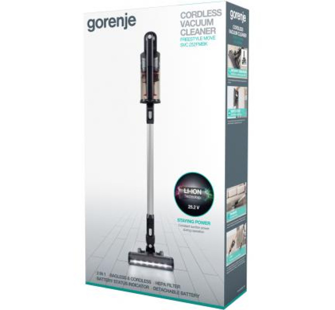 Gorenje Пилосос Gorenje SVC 252 FMBK (SVC252FMBK)
