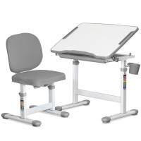 Парта зі стільцем Evo-kids Evo-06 Plus Grey (Evo-06 Plus G)