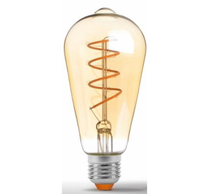 Videx Лампочка Videx Filament ST64FASD 5W E27 2200K 220V (VL-ST64FASD-05272)