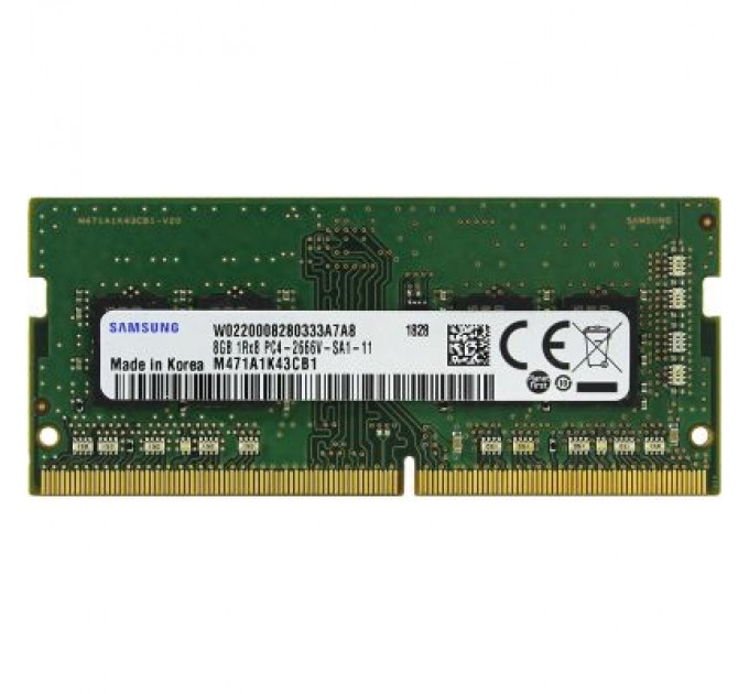 Samsung Модуль пам'яті для ноутбука SoDIMM DDR4 8GB 2400 MHz Oem Samsung (M471A1K43CB1-CRC)