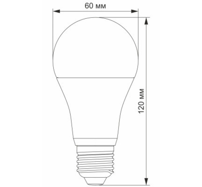 Videx Лампочка Videx A65e 15W E27 3000K (VL-A65e-15273)