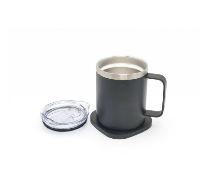 TheGeneral Термокружка TheGeneral з підігрівом та бездротовою зарядкою ThermoHub 15W з LED індикатором чорна (40021321-01)