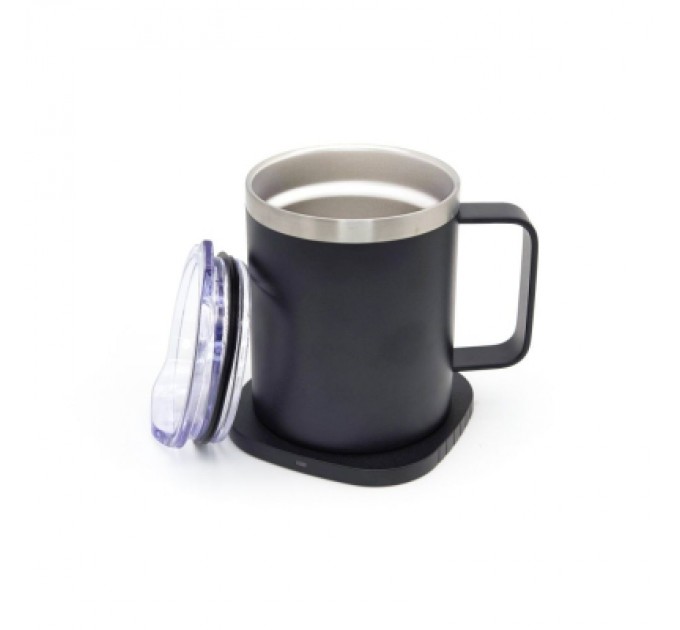 TheGeneral Термокружка TheGeneral з підігрівом та бездротовою зарядкою ThermoHub 15W з LED індикатором чорна (40021321-01)