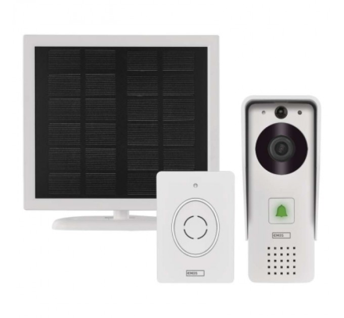 EMOS Відеодомофон EMOS GoSmar Wi-Fi video solar panel (H4030)
