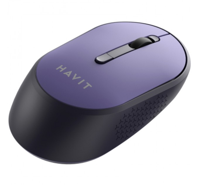 Havit Мишка Havit HV-MS78GT Wireless Black-Purple (6939119041229)