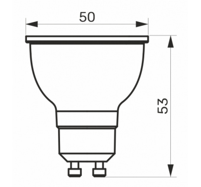 TITANUM Лампочка TITANUM LED MR16 6W GU10 4100K (TLMR1606104)