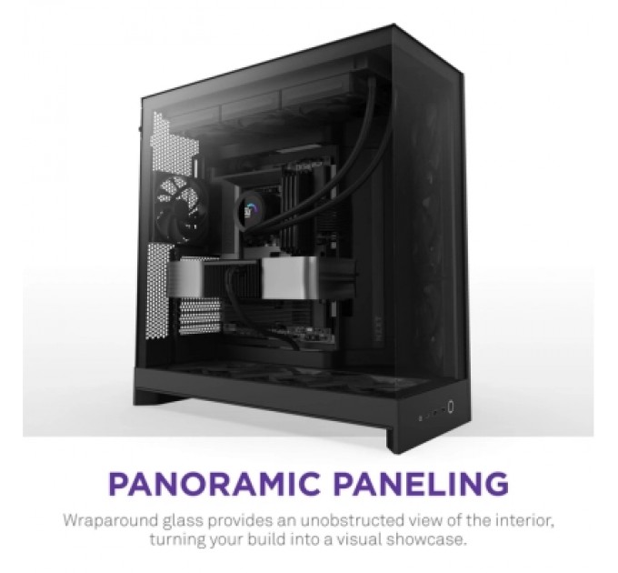 NZXT Корпус NZXT H9 Flow Dual-Chamber All Black (CM-H92FB-01)