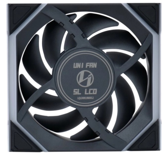 Lian Li Кулер до корпусу Lian Li Uni Fan SL WIRELESS LCD Reverse, 120-1 (G99.12RSLLCD1W1B.00)