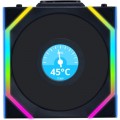 Lian Li Кулер до корпусу Lian Li Uni Fan SL WIRELESS LCD Reverse, 120-1 (G99.12RSLLCD1W1B.00)