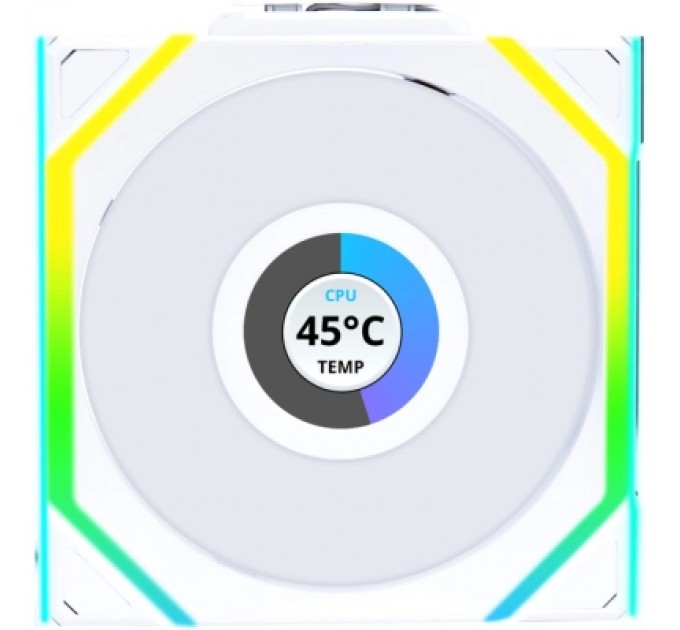 Lian Li Кулер до корпусу Lian Li Uni Fan SL WIRELESS LCD Reverse, 120-1 (G99.12RSLLCD1W1W.00)