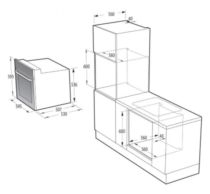 Gorenje Духова шафа Gorenje BO635E1B