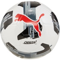 М'яч футбольний Puma Orbita 6 MS 084335-02 білий, чорний, червоний 5 (4067981498208)