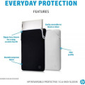 HP Чохол до ноутбука HP 15.6" Reversible Protective Blk/Slv Sleeve (2F2K5AA)