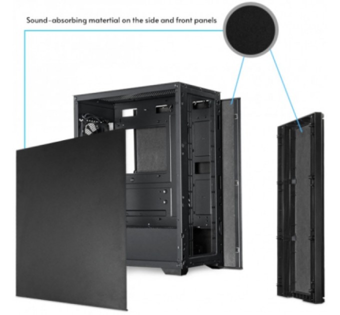 Chieftec Корпус Chieftec Pro Midi Q (AS-02B-OP)