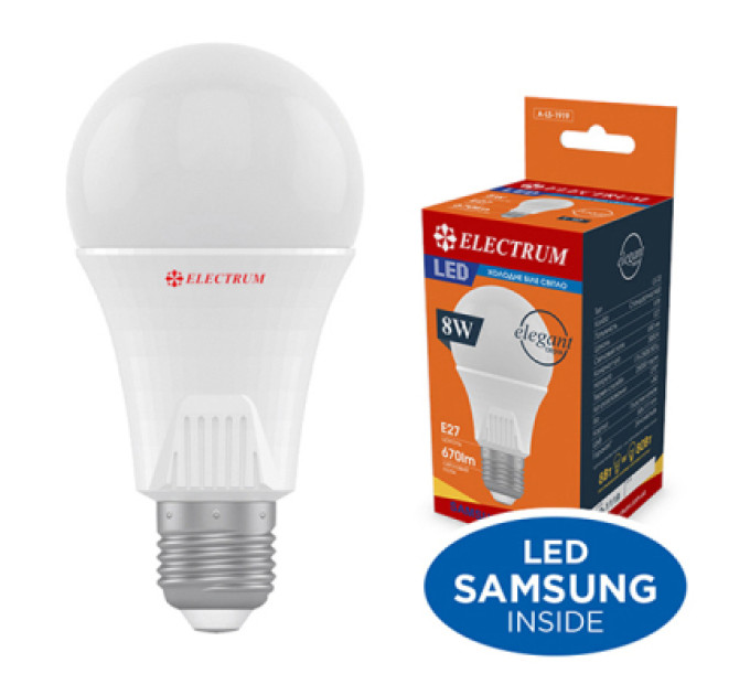 Electrum Лампочка Electrum A60 8W PA LS-33 Elegant Е27 4000K (A-LS-1919)