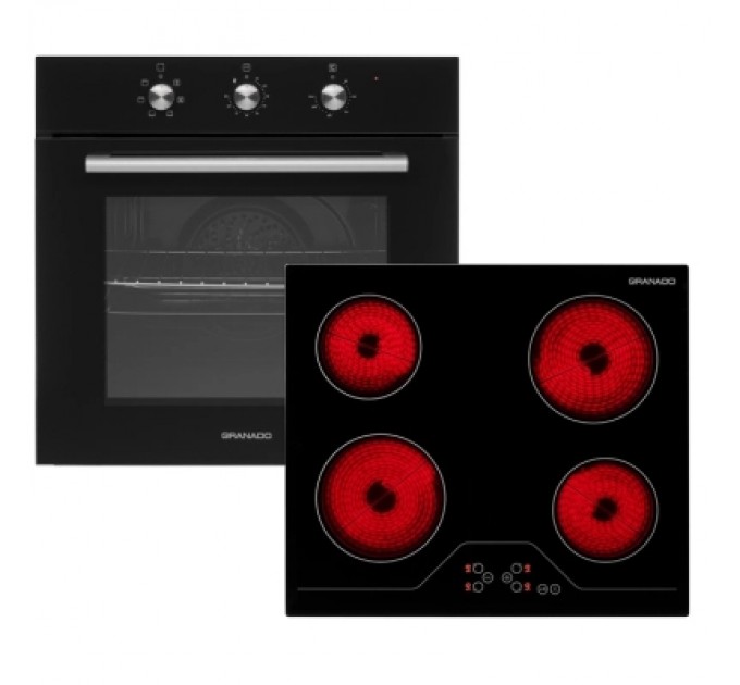 GRANADO Комплект вбудованої техніки GRANADO GEO 62-0200 black + GVH 624