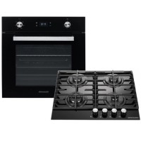 Комплект вбудованої техніки GRANADO GEO 62-1310 black + GGH 62-104 black glass