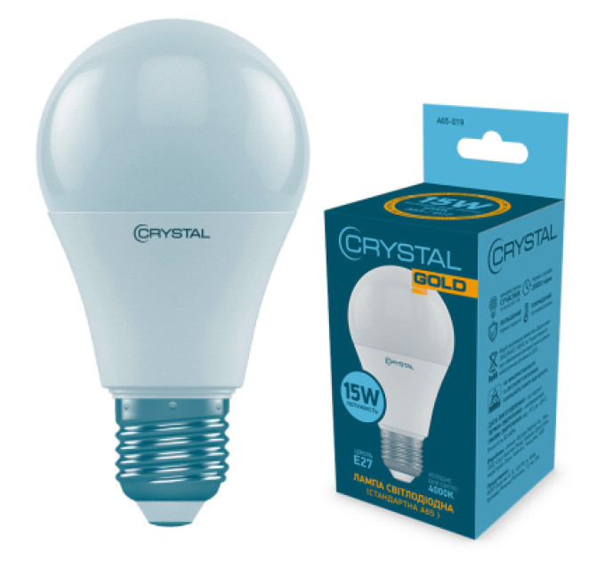 Electrum Лампочка Electrum A65 15W PA Е27 4000K (A65-019)