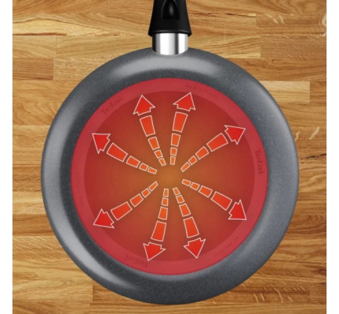 Tefal Сковорода Tefal ВОК Hard Stone 28 см, алюміній, бакеліт, сірий (D4561932)