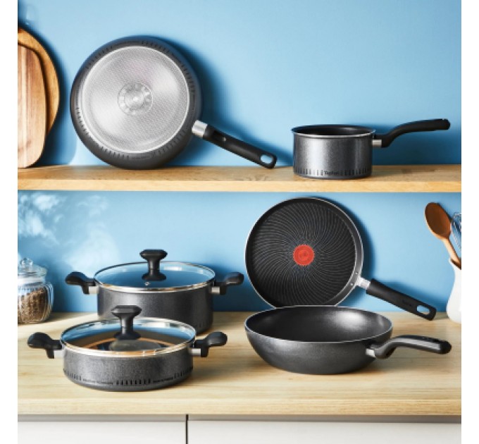 Tefal Сковорода Tefal ВОК So'' Light, 28 см, алюміній, бакеліт, чорний (H0561942)