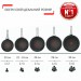 Tefal Сковорода Tefal So'' Light 26 см, алюміній, бакеліт, скло, чорний (H0560542_SET)