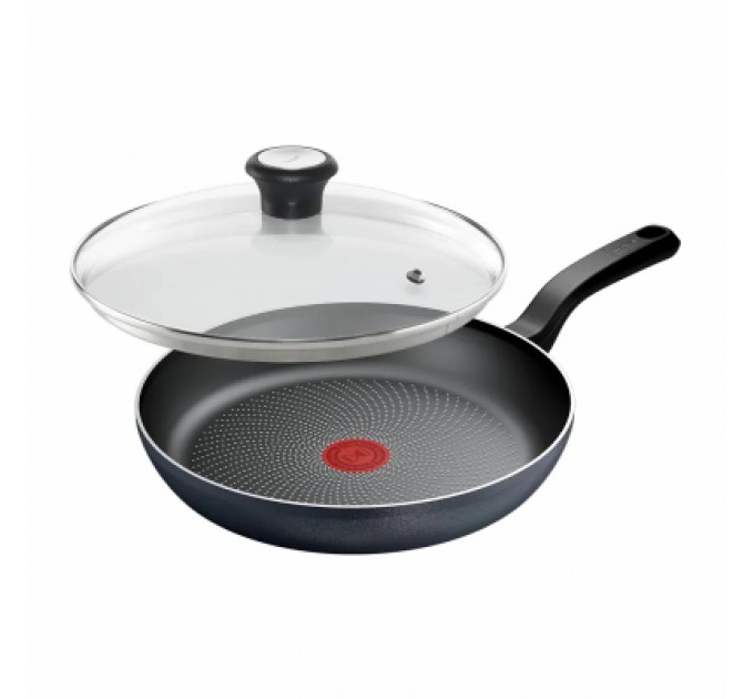 Tefal Сковорода Tefal So'' Light 28 см, алюміній, бакеліт, скло, чорний (H0560642_SET)