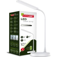 Настільна лампа Eurolamp LED 10W 350lm 4000K 1800mAh (LED-TLB-10W(white))