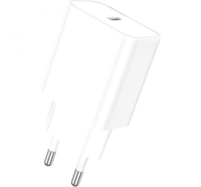 BOROFONE Зарядний пристрій BOROFONE BA71A USB-C PD20W white (6974443387964)