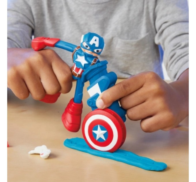 Hasbro Набір для творчості Hasbro Play-Doh Marvel Пригоди героїв з масою для ліплення (G0333)