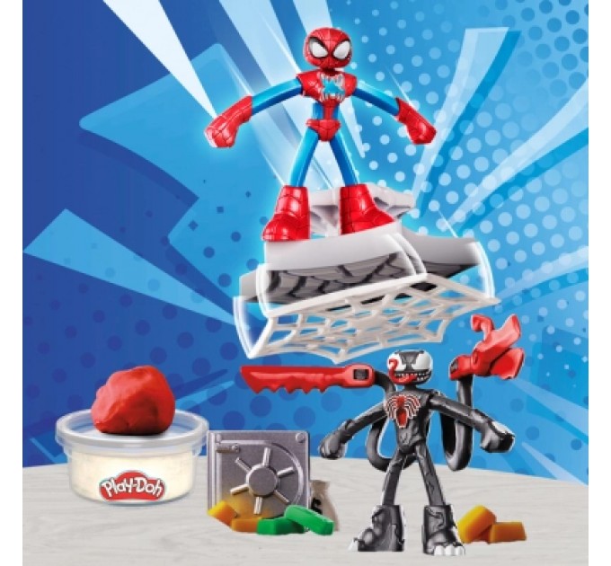 Hasbro Набір для творчості Hasbro Play-Doh Marvel Пригоди героїв з масою для ліплення (G0333)