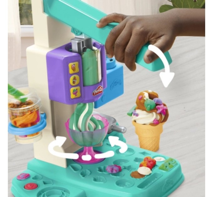 Hasbro Набір для творчості Hasbro Play-Doh Райдужний вихор морозива (G0028)