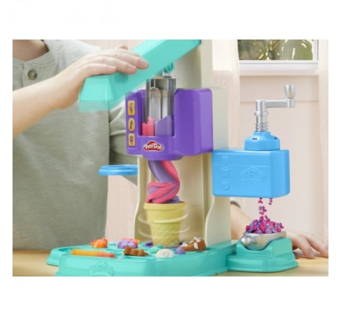 Hasbro Набір для творчості Hasbro Play-Doh Райдужний вихор морозива (G0028)