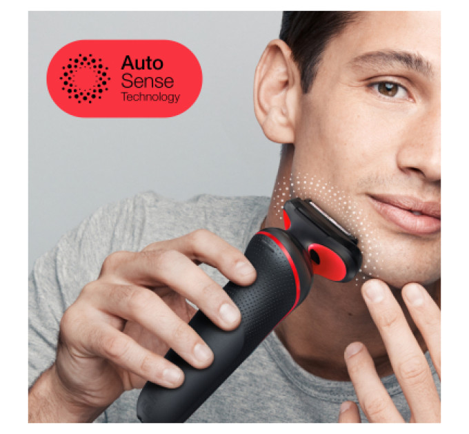 Braun Електробритва Braun Series 5 51-R1000s BLACK / RED