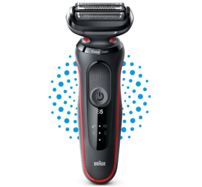 Braun Електробритва Braun Series 5 51-R1000s BLACK / RED