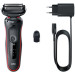 Braun Електробритва Braun Series 5 51-R1000s BLACK / RED