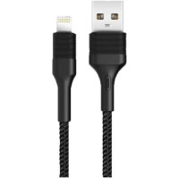 Дата кабель USB 2.0 AM to Micro 5P 1.0m 2.1A black XO (NB51-M-1-BK)
