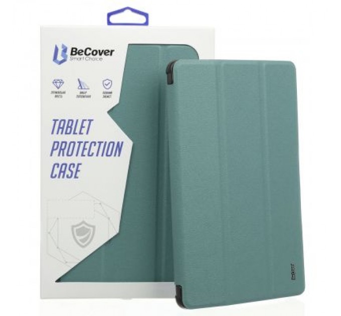 BeCover Чохол до планшета BeCover Tri Fold Soft TPU Apple iPad mini 6 2021 Dark Green (706721)