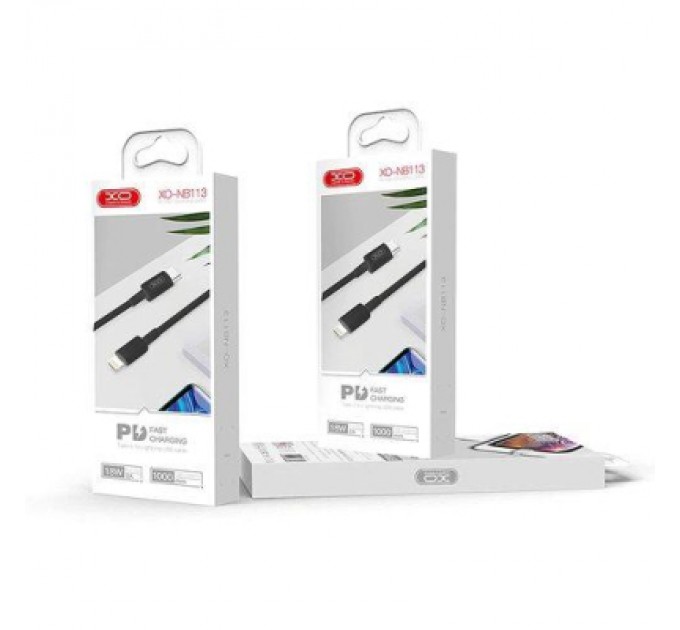 XO Дата кабель USB-C to Lightning 1.0m PD18W XO (XO-NB113-TC-1)