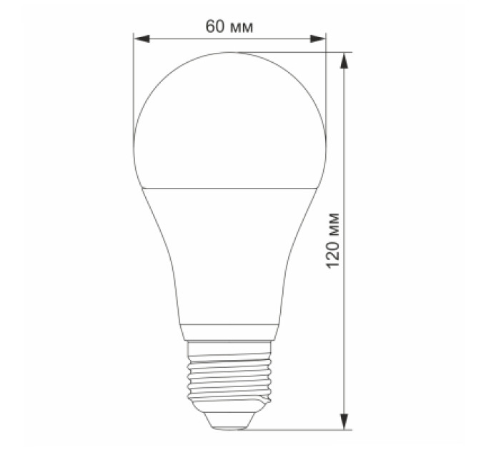 Videx Лампочка Videx LED A60e 12W E27 4100K (VL-A60e-12274-S)