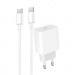 Denmen Зарядний пристрій Denmen USB-C PD20W 3.6A + cable USB-C to USB-C white (DM-DC06T-WH)