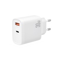 Зарядний пристрій XO 1xUSB-C PD30W + 1xUSB QC3.0 (XO-QC16)