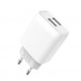 XO Зарядний пристрій XO 2xUSB 2.4A + cable USB to Micro 5P white (L57-M-WH)
