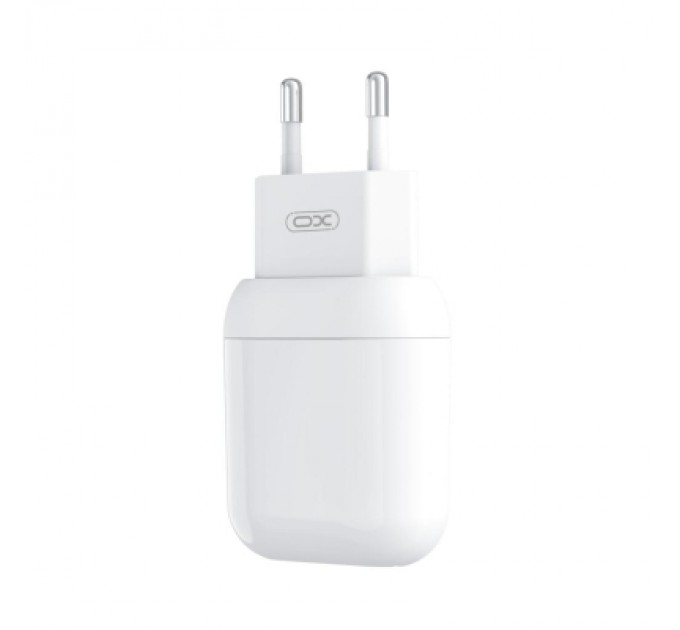 XO Зарядний пристрій XO 2xUSB 2.4A + cable USB to Lightning white (L78-L-WH)