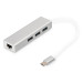 Digitus Концентратор Digitus USB-C - USB 3.0 3 Port Hub + Gigabit Ethernet (DA-70255)